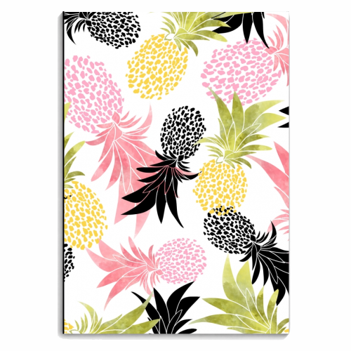 Pineapples - personalised A4, A5, A6 notebook by Uma Prabhakar Gokhale