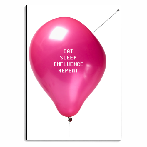 Pink Balloon - personalised A4, A5, A6 notebook by DejaReve