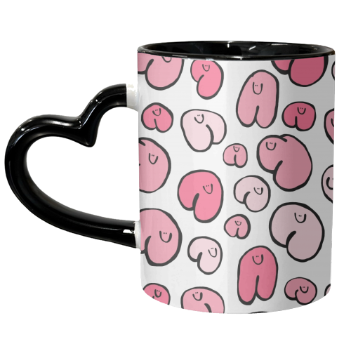 Pink Bottoms - unique mug by Emma Donovan