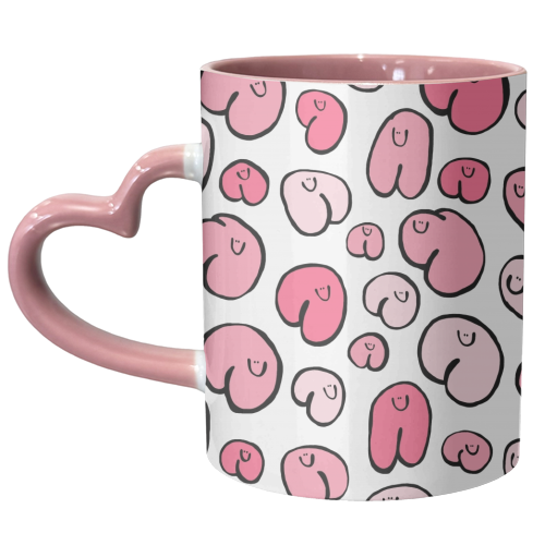 Pink Bottoms - unique mug by Emma Donovan