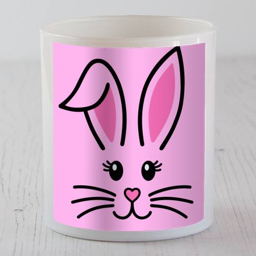 Pink Bunny - scented candle by Lilly Rose