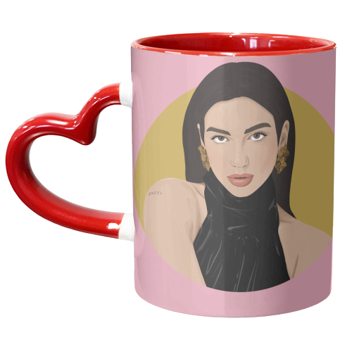 Pink Dua - unique mug by Pink and Pip
