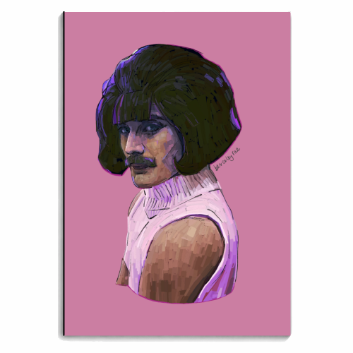 Pink Freddie - personalised A4, A5, A6 notebook by Beverley Rae