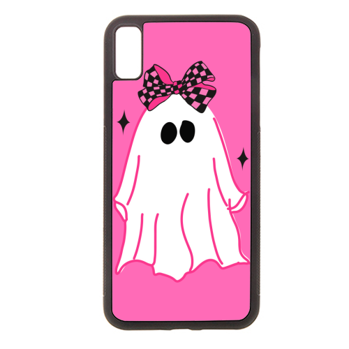 Pink Halloween Ghost - stylish phone case by EZbie