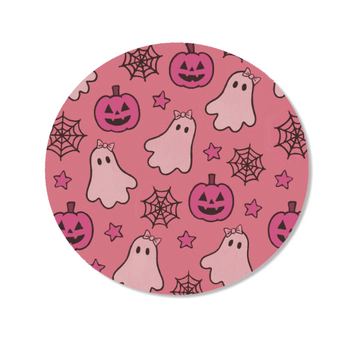 Pink Halloween pattern - Magnet by Giddy Kipper