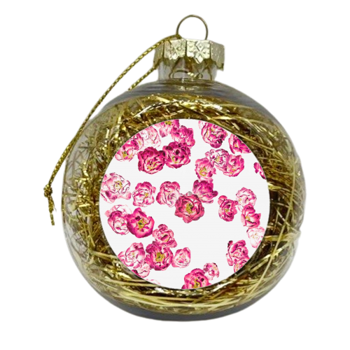 Pink Heaven - xmas bauble by Uma Prabhakar Gokhale