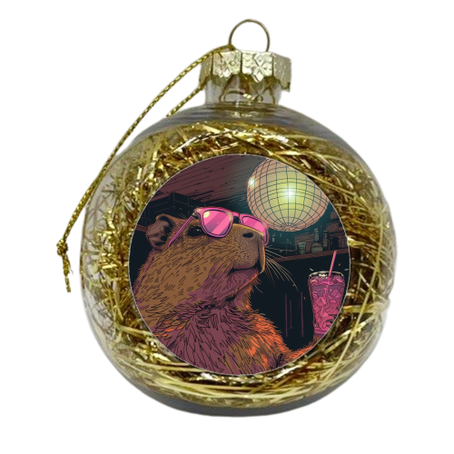 Pink is my color - xmas bauble by DejaReve