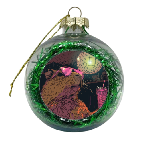 Pink is my color - xmas bauble by DejaReve