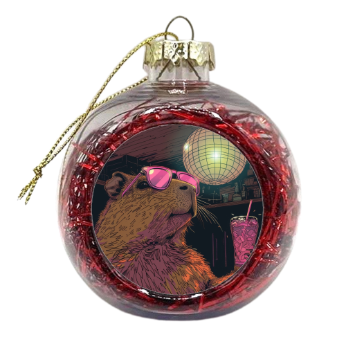 Pink is my color - xmas bauble by DejaReve