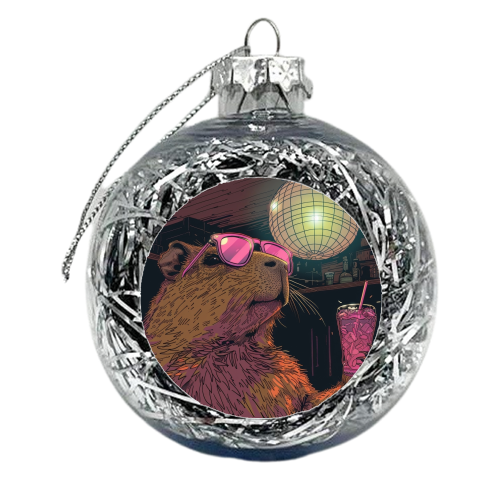 Pink is my color - xmas bauble by DejaReve