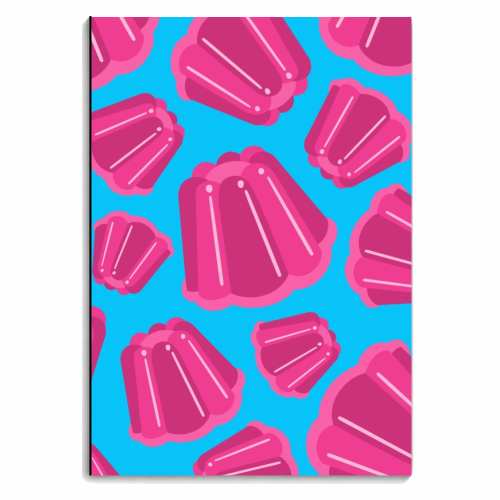 Pink jelly - personalised A4, A5, A6 notebook by Stonefoxes