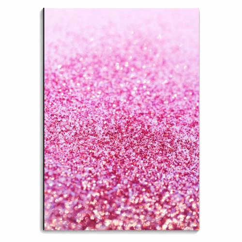 Pink Mermaid Glitter Glam #1 (Faux Glitter) #shiny #decor #art - personalised A4, A5, A6 notebook by Anita Bella Jantz