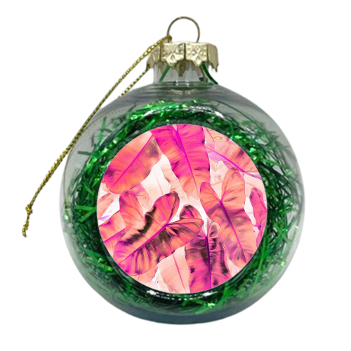 Pink Nirvana - xmas bauble by Uma Prabhakar Gokhale