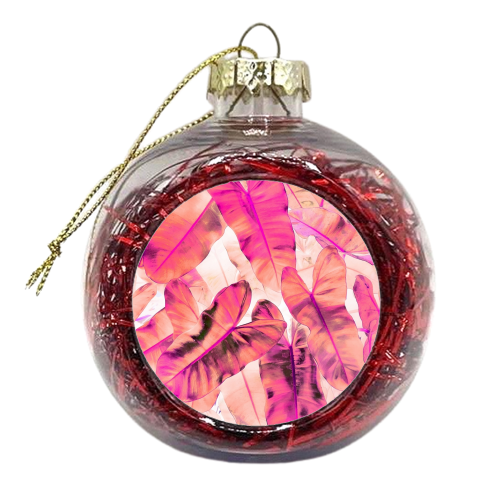 Pink Nirvana - xmas bauble by Uma Prabhakar Gokhale
