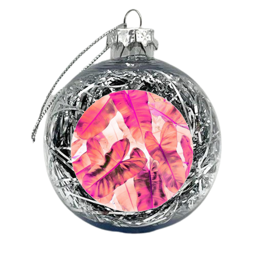 Pink Nirvana - xmas bauble by Uma Prabhakar Gokhale
