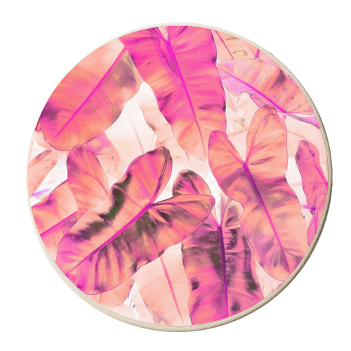 Pink Nirvana - personalised beer coaster by Uma Prabhakar Gokhale