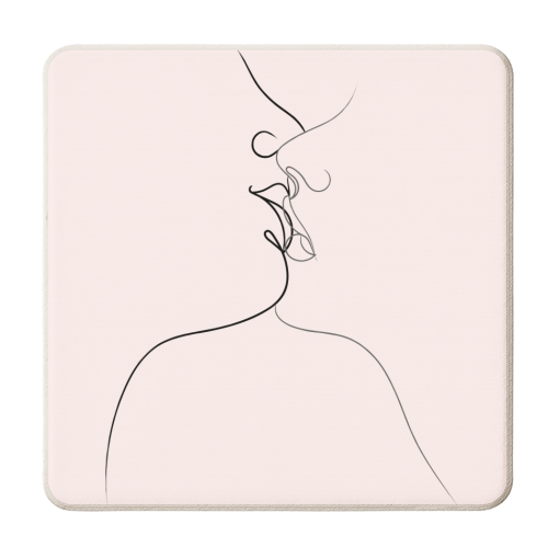 Pink Passion - personalised beer coaster by Adam Regester