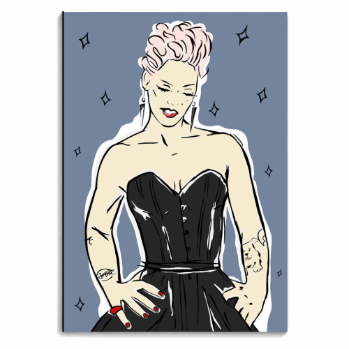 Pink - personalised A4, A5, A6 notebook by Bec Broomhall