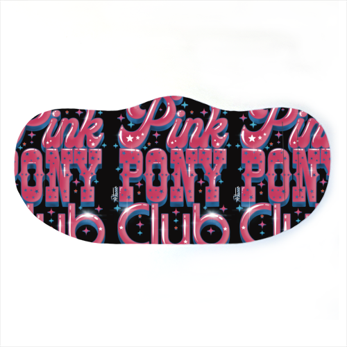 Pink Pony Club (3D version) - face cover mask by ARTECCO