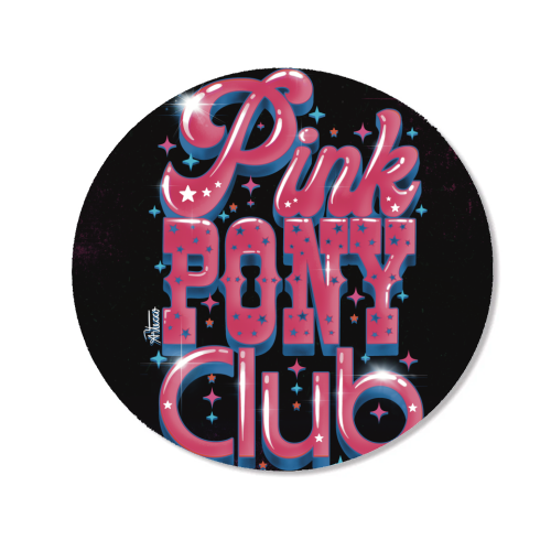 Pink Pony Club (3D version) - Magnet by ARTECCO