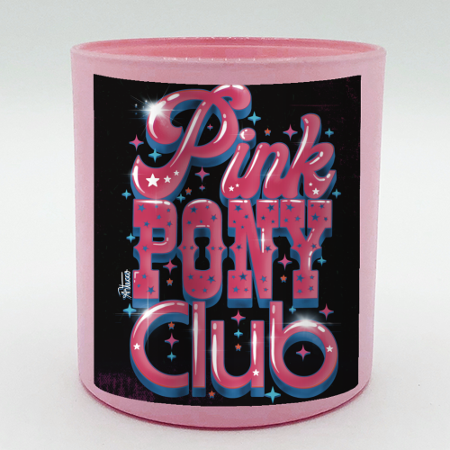 Pink Pony Club (3D version) - scented candle by ARTECCO