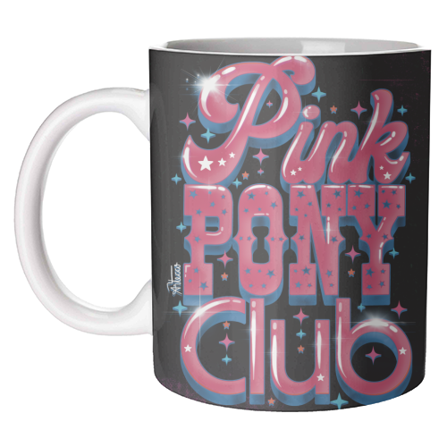 Pink Pony Club (3D version) - unique mug by ARTECCO