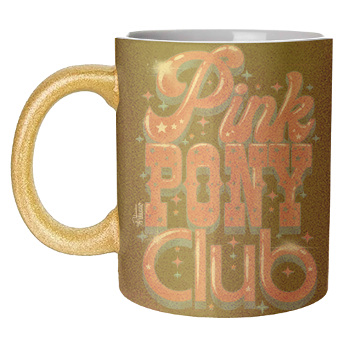 Pink Pony Club (3D version) - unique mug by ARTECCO