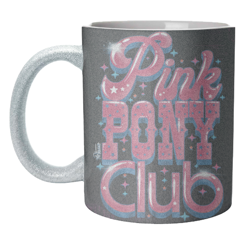 Pink Pony Club (3D version) - unique mug by ARTECCO