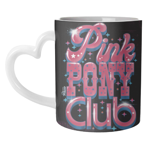 Pink Pony Club (3D version) - unique mug by ARTECCO