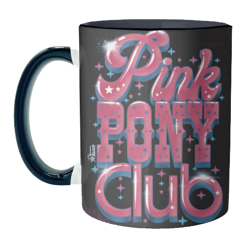 Pink Pony Club (3D version) - unique mug by ARTECCO