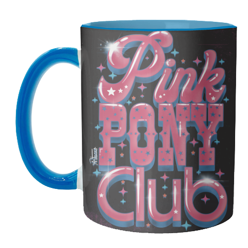Pink Pony Club (3D version) - unique mug by ARTECCO