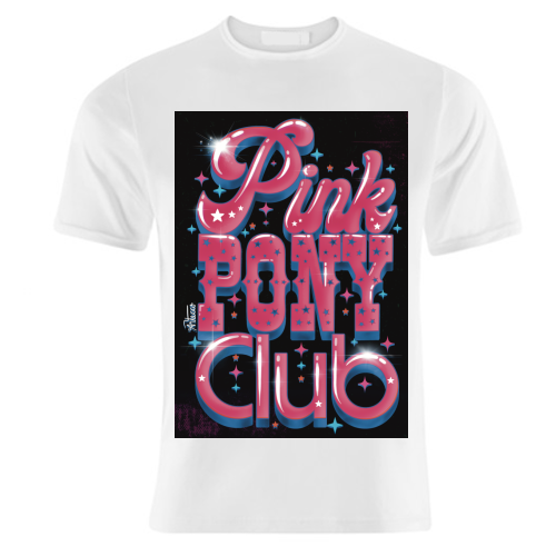 Pink Pony Club (3D version) - unique t shirt by ARTECCO