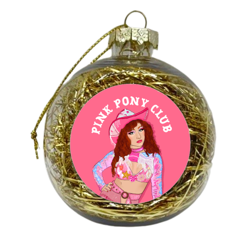Pink Pony Club - xmas bauble by The Queer Store