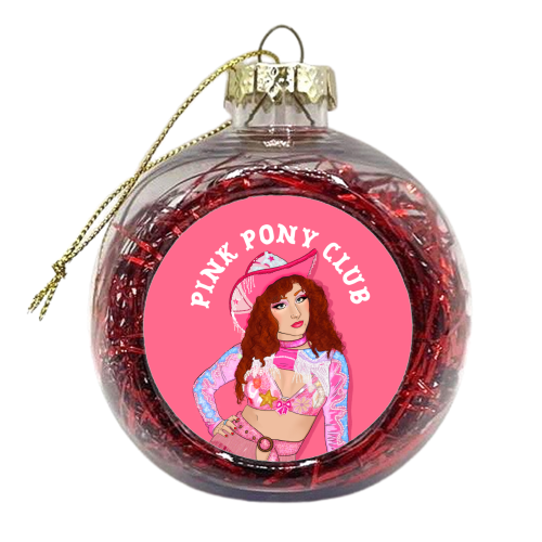 Pink Pony Club - xmas bauble by The Queer Store