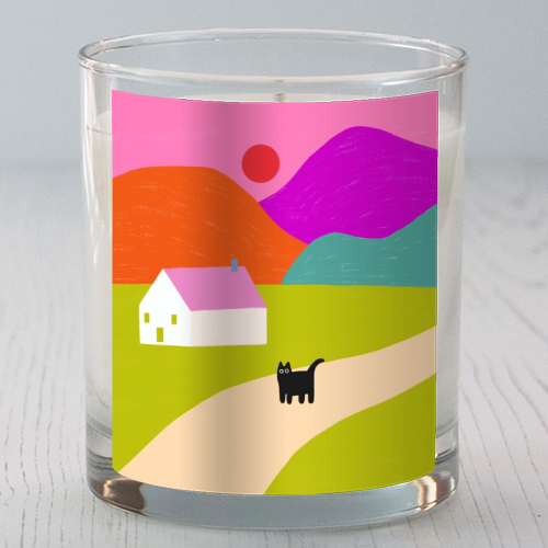 Pink Roof - scented candle by The Paper Tail