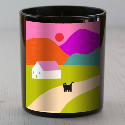 Pink Roof - scented candle by The Paper Tail