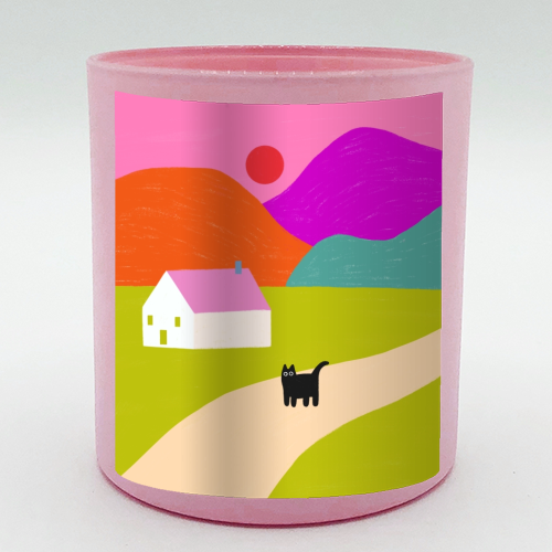 Pink Roof - scented candle by The Paper Tail