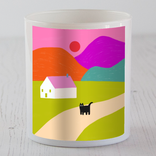 Pink Roof - scented candle by The Paper Tail