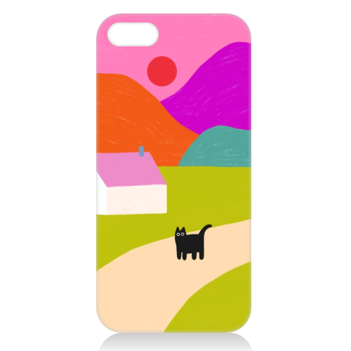 Pink Roof - unique phone case by The Paper Tail