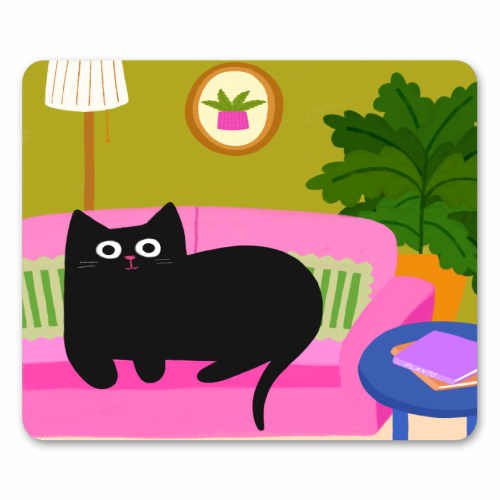Pink Sofa - mouse mat by The Paper Tail