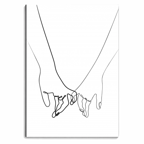 Pinkie Promise - personalised A4, A5, A6 notebook by Adam Regester