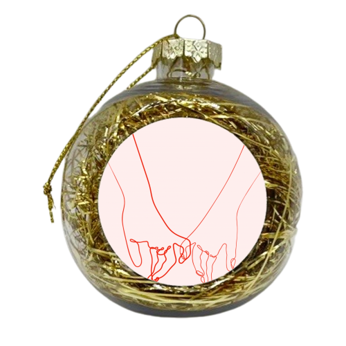 Pinky Pinkie Promise - xmas bauble by Adam Regester