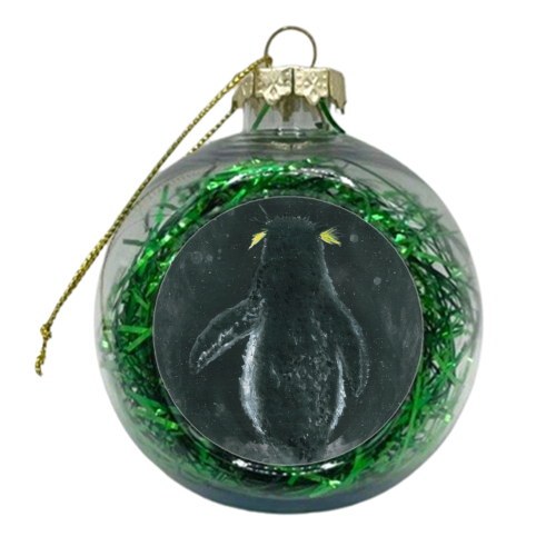 Pip the Penguin - xmas bauble by Linden Reekie
