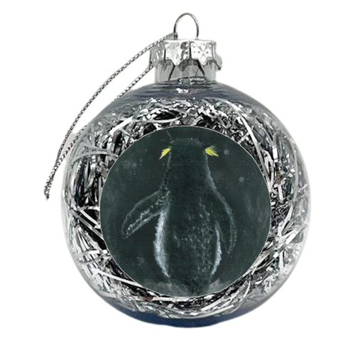 Pip the Penguin - xmas bauble by Linden Reekie
