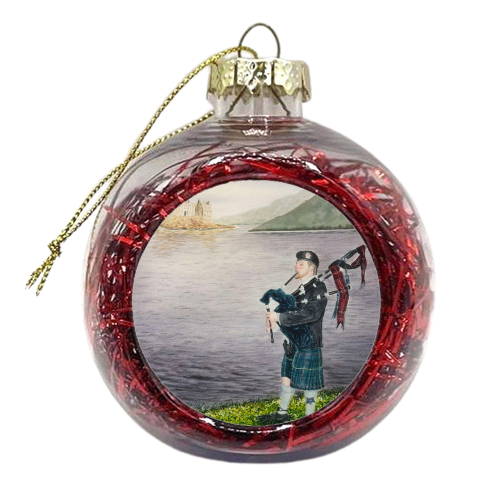 Piper - xmas bauble by Charles Marshall