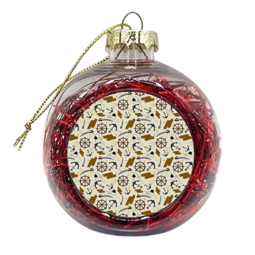 Pirates - xmas bauble by Hannah Stevens