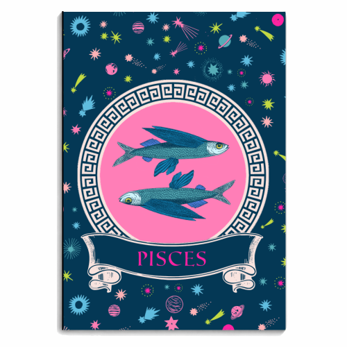 Pisces - personalised A4, A5, A6 notebook by Wallace Elizabeth