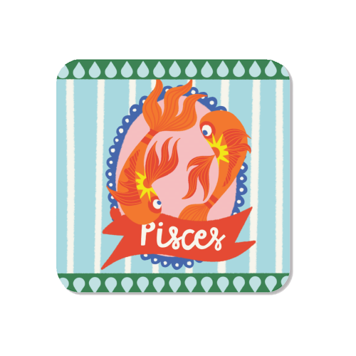 Pisces Star Sign Design - Magnet by AbiGoLucky