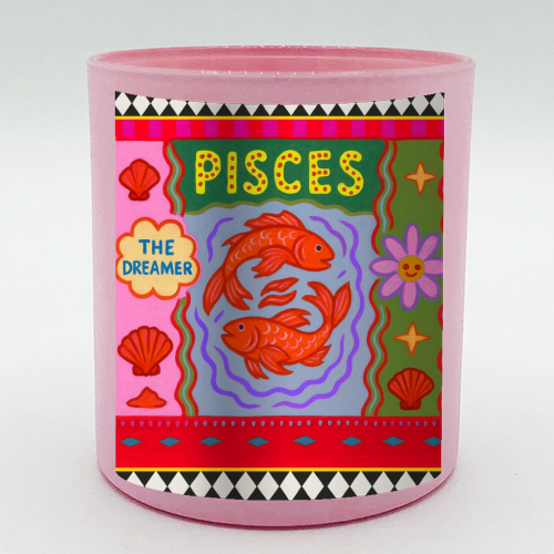 Pisces star sign - scented candle by Wallace Elizabeth