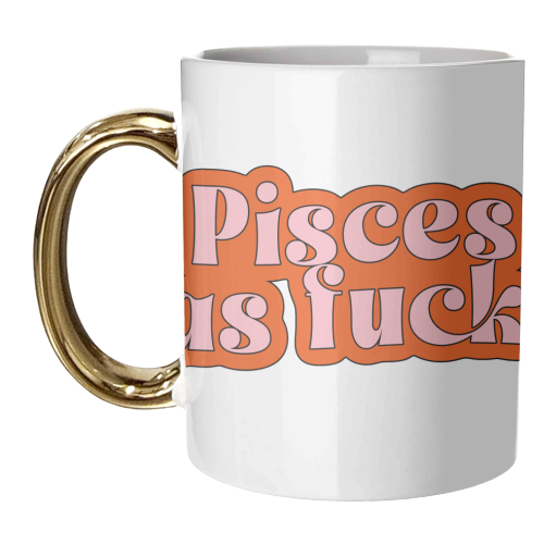 Pisces - unique mug by Pink and Pip